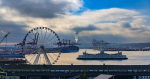 The Seattle waterfront