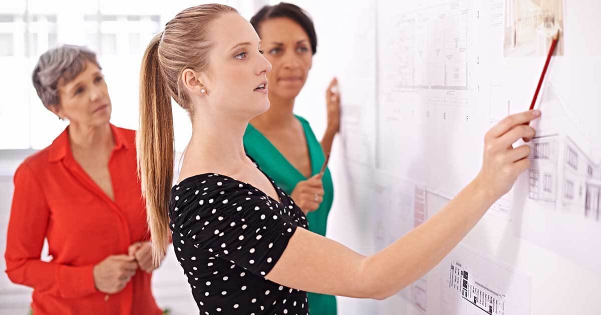 Female architects working ai readiness.