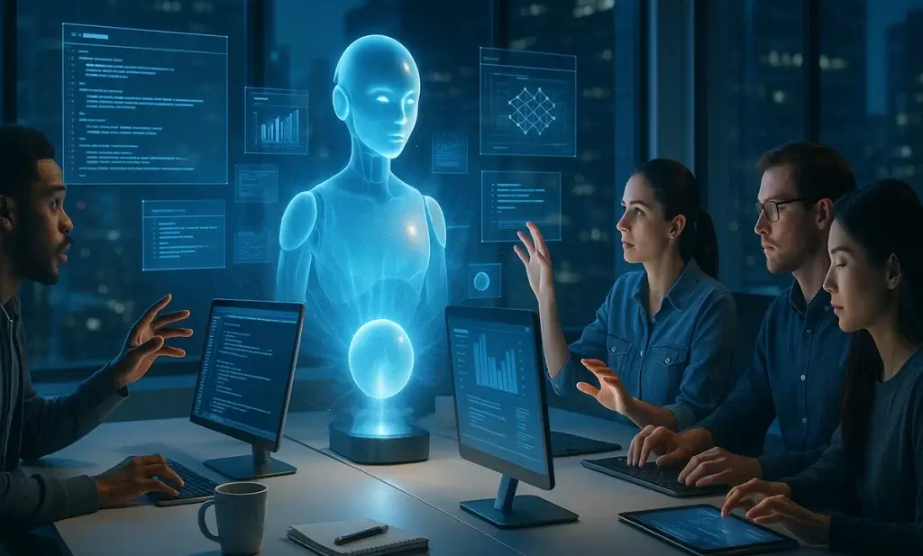Human AI collaboration.
