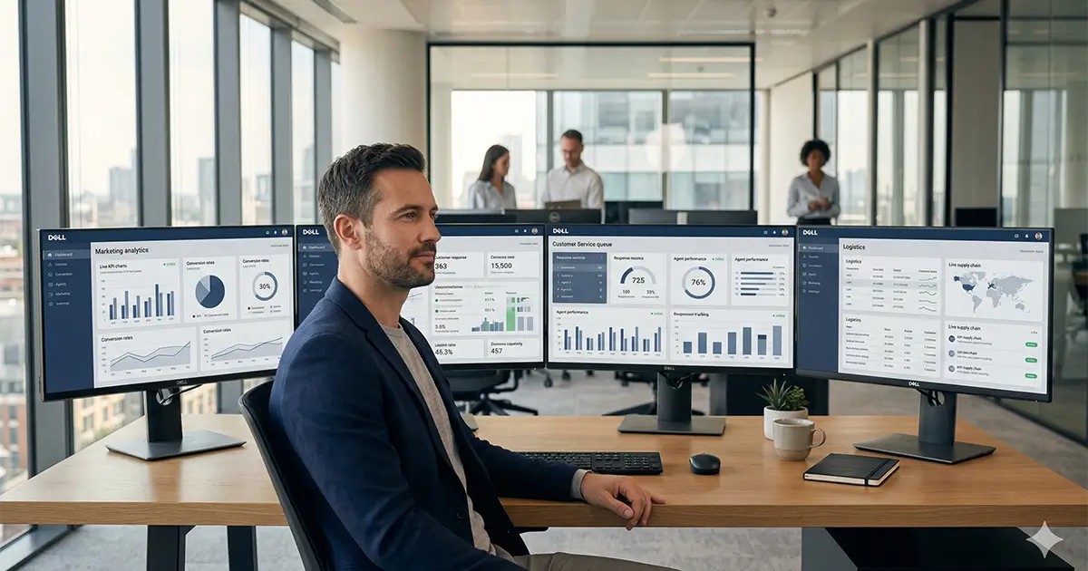 Unified AI system managing marketing customer service and operations workflows in real time